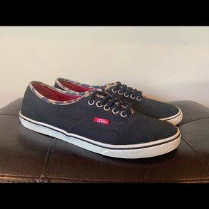 Vans Authentic Slim with cheetah outlining